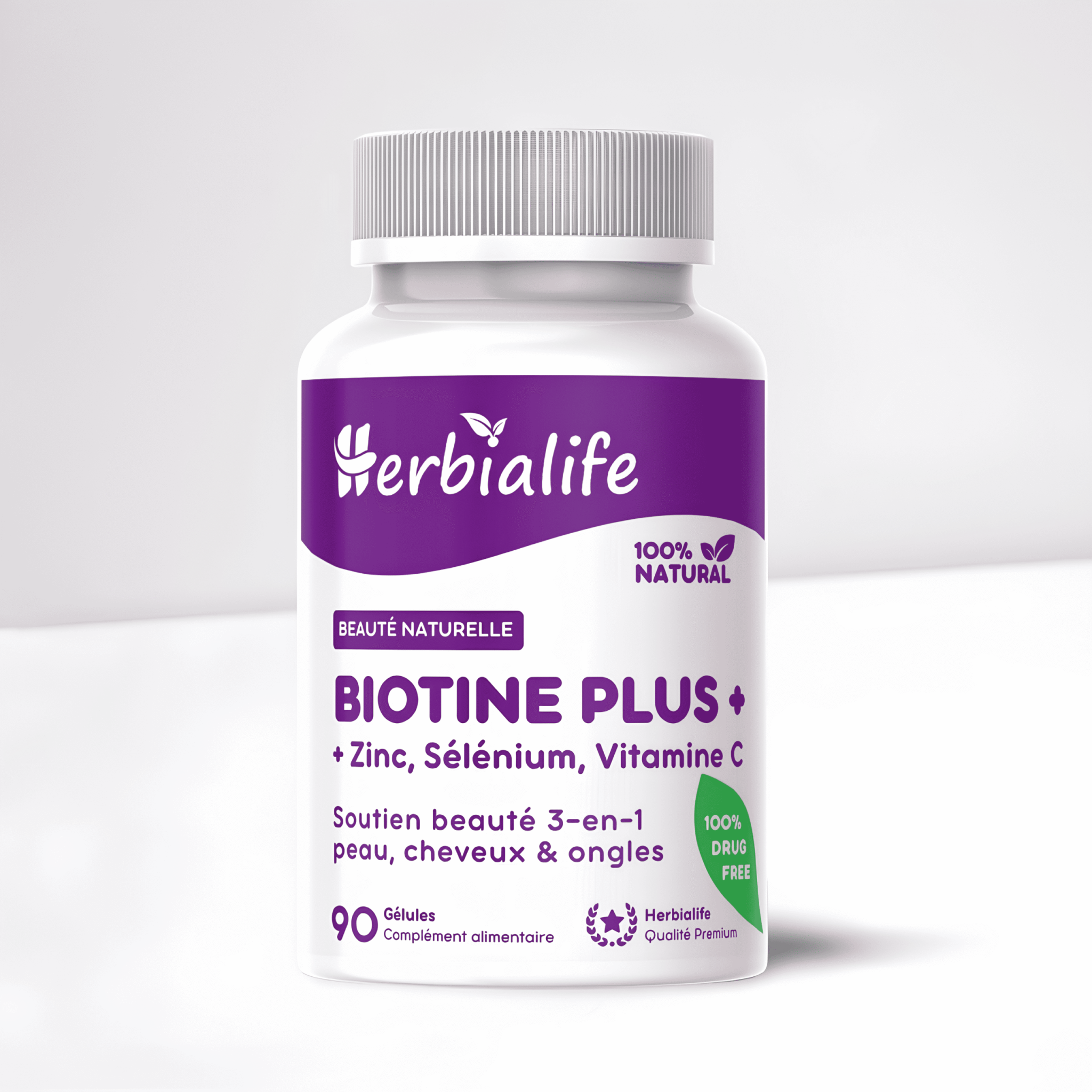 Biotine Plus + Zinc, Sélénium & Vitamine C
